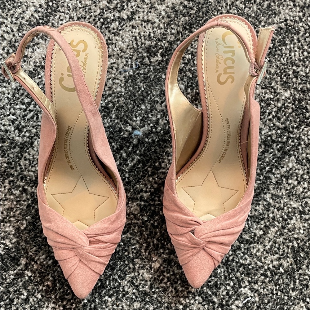 Circus by Sam Edelman Blush Slingback Heels - Size 6